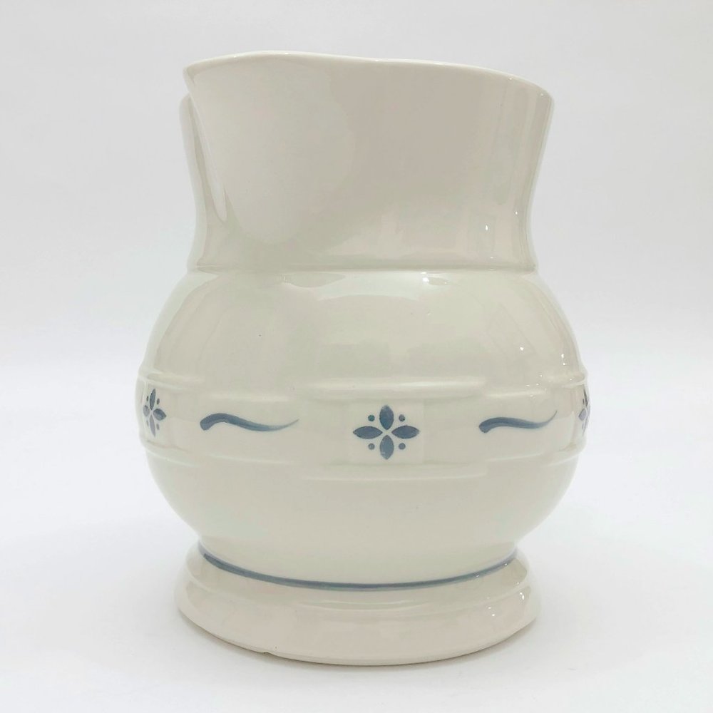 EUC Longaberger Pottery Woven Traditions Blue 2 QT 1990 USA Handmade - Picture 7 of 12